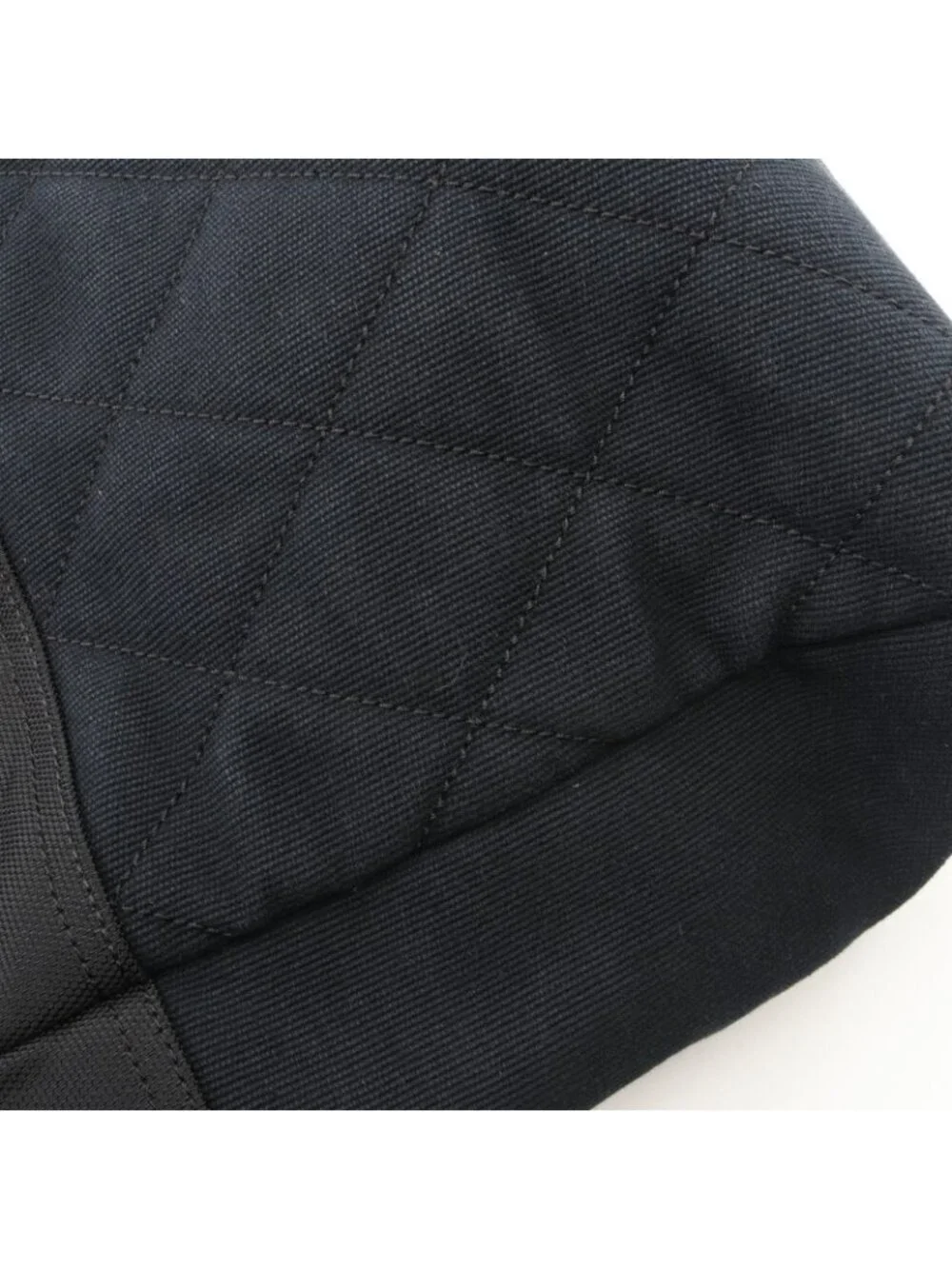 Chanel Tote Bag Paris Biarritz MM Black Canvas Leather MM